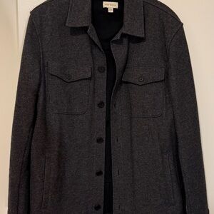 Club Monaco Grey Wool Overshirt / Shirt Jacket